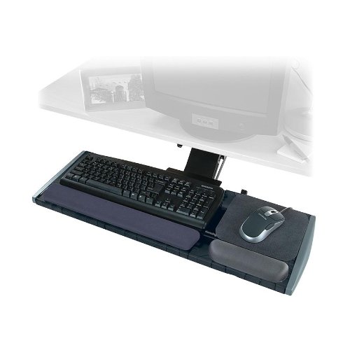 Kensington SmartFit Long Neck Ergonomic Keyboard Platform - Adjustable Height & Tilt for Comfortable Typing - Perfect for Office, Home & Gaming Setup