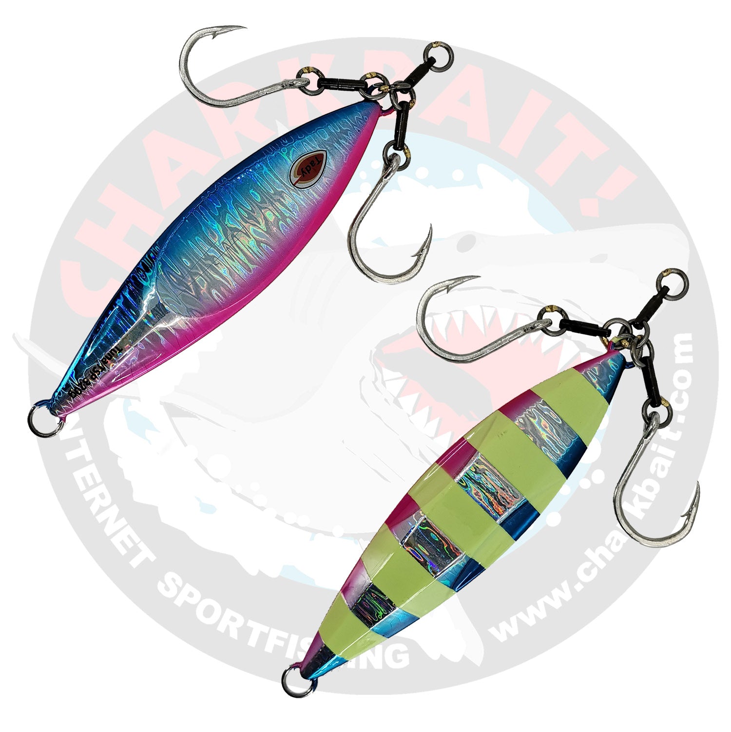 Tady TSP Tuna Welded Hook Jigs - Saltwater Fishing Lures for Offshore & Inshore Game Fish - Perfect for Trolling, Casting, and Jigging