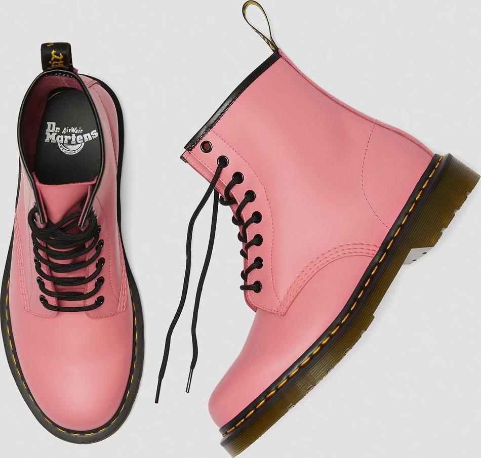 Dr. Martens 1460 Smooth Leather Unisex Boots - Classic 8-Eye Lace-Up Ankle Boots for Men & Women - Perfect for Casual Wear, Work & Outdoor Activities