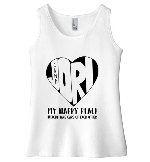 Jori Heart Girls Tank Top - Soft & Comfortable Summer Sleeveless Shirt for Kids - Perfect for Playdates, Beach Outings & Casual Wear