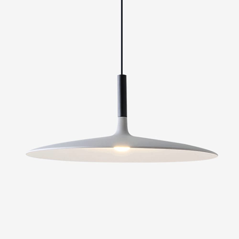 9W LED Pendant Light - Modern Round UFO Chandelier with Adjustable Height, Creative Single Head Hanging Lamp for Living Room, Bedroom, Kitchen & Dining Room - Perfect for Ambient Lighting and Stylish Home Decor