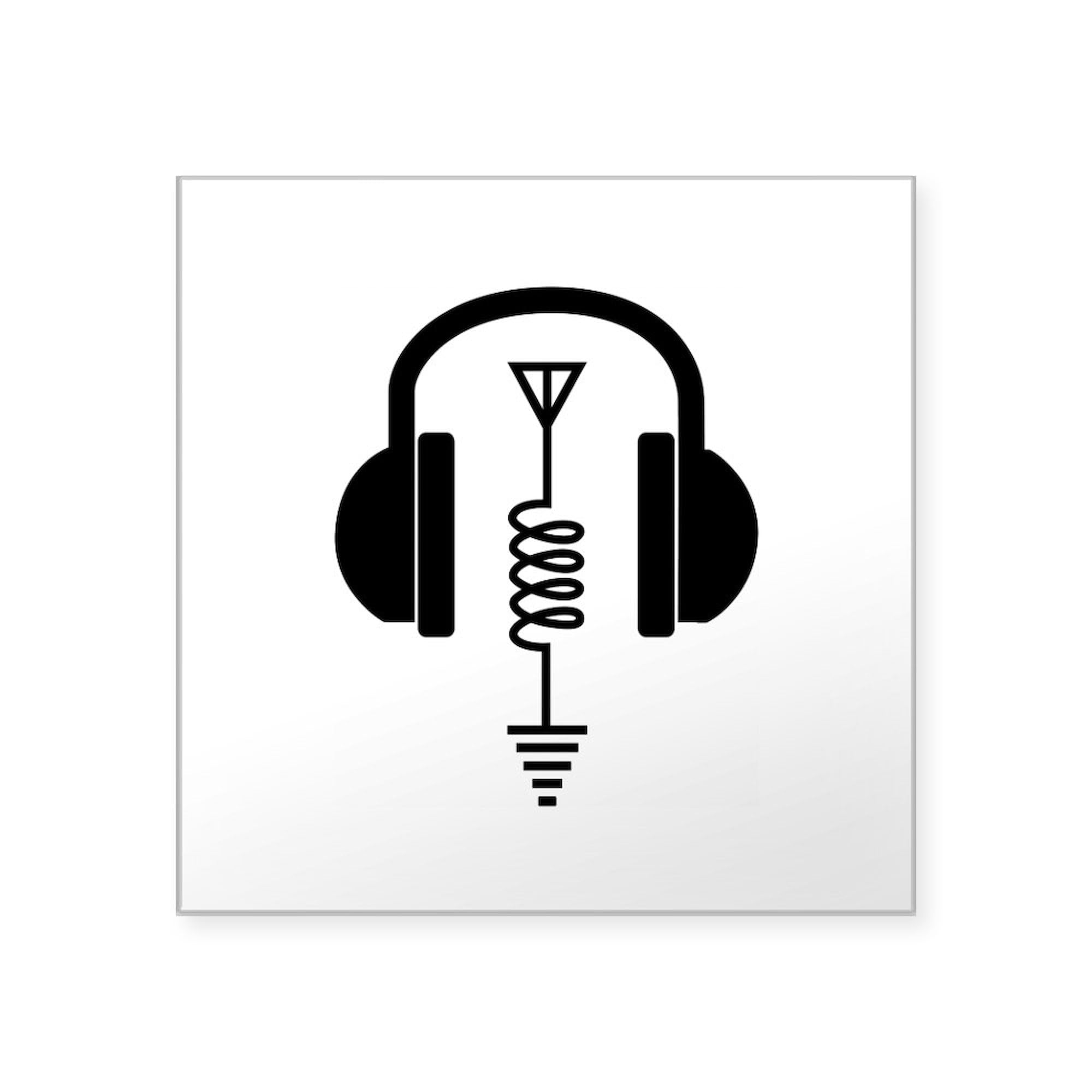 Ham Radio Operator Sticker - Square Bumper Decal for Cars, Trucks & Laptops - Perfect for Radio Enthusiasts & Hobbyists (Great for Vehicles, Laptops, Coolers & DIY Projects)