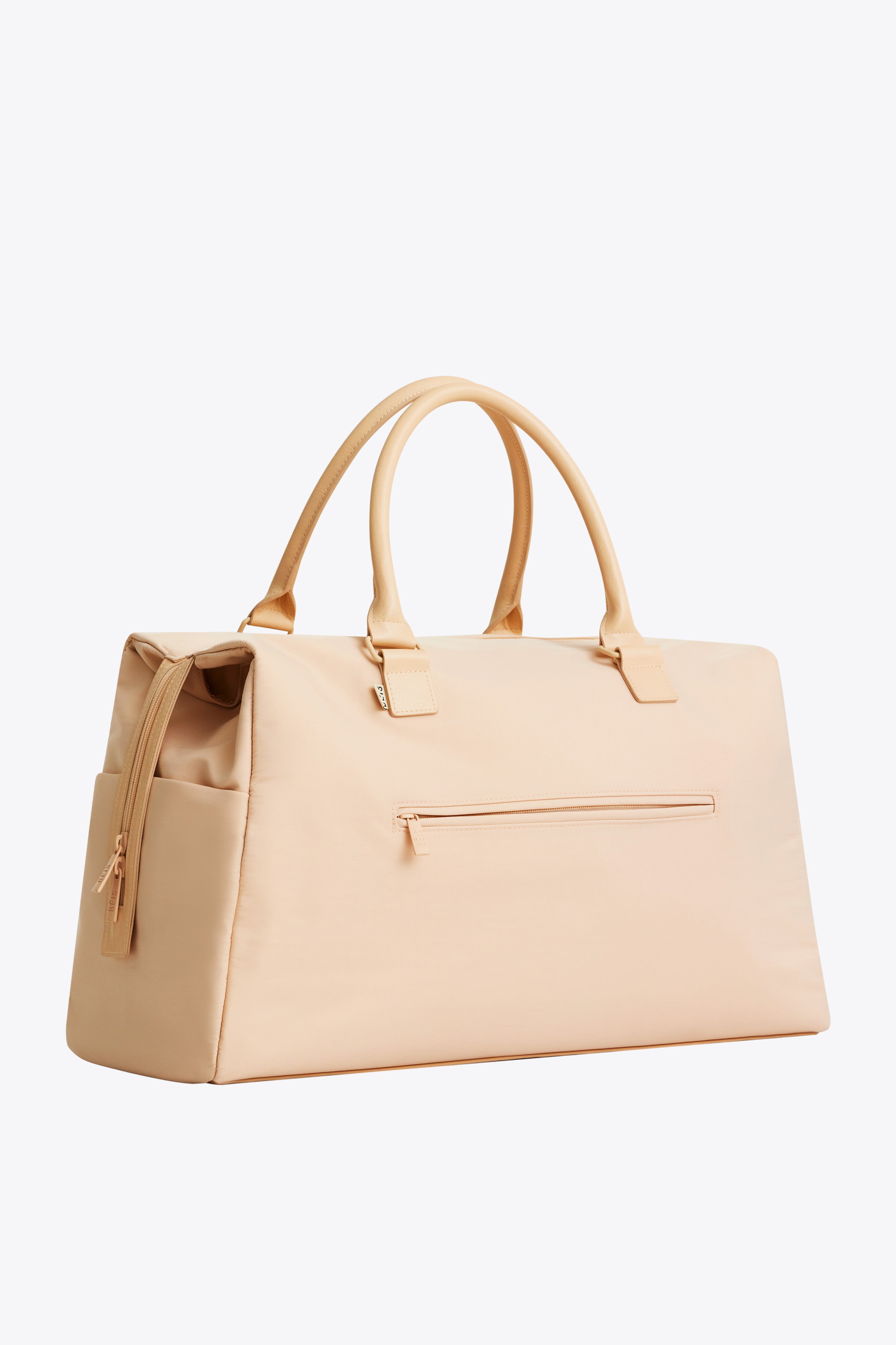 Premium Beige Commuter Duffle Bag - Waterproof Travel Gym Bag for Men & Women - Perfect for Work, Gym, Weekend Getaways & Business Trips