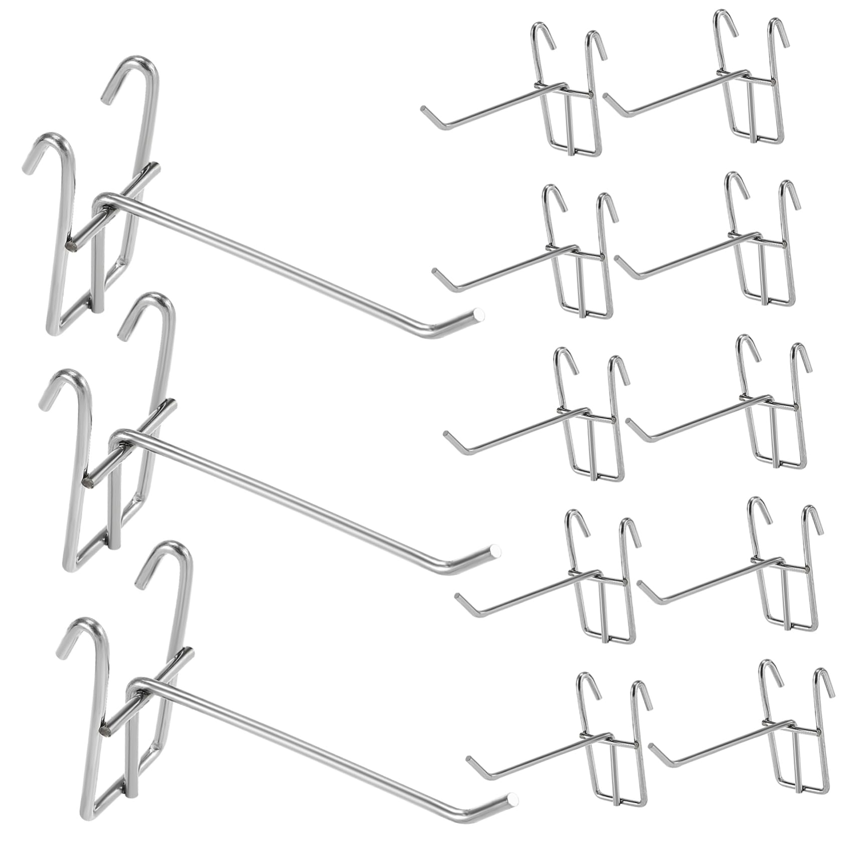 DOITOOL 30-Pack Heavy Duty Mesh Hooks - Durable Supermarket Display Hangers, Kitchen Organizers & Multi-Purpose Hooks for Retail, Pantry, Garage & Closet Storage - Perfect for Hanging Produce, Tools, Utensils & More