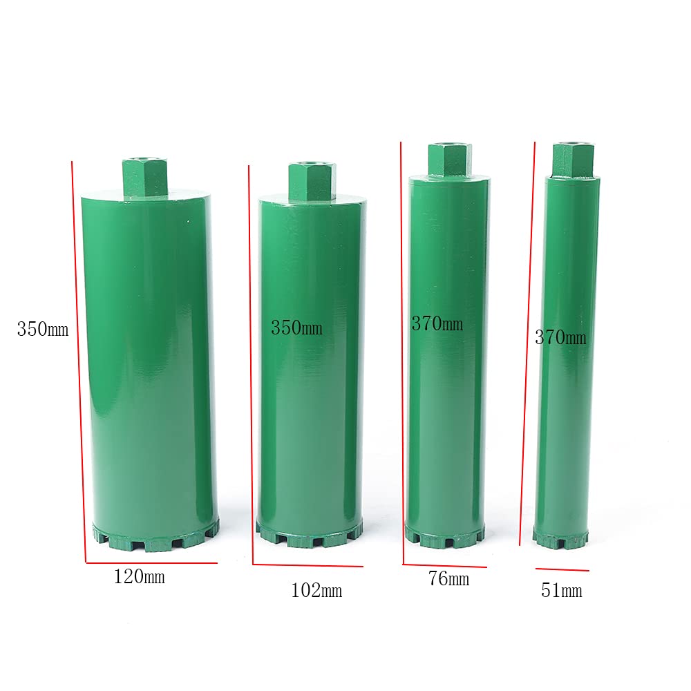 4 PCS Wet Diamond Core Drill Bit Set - 2