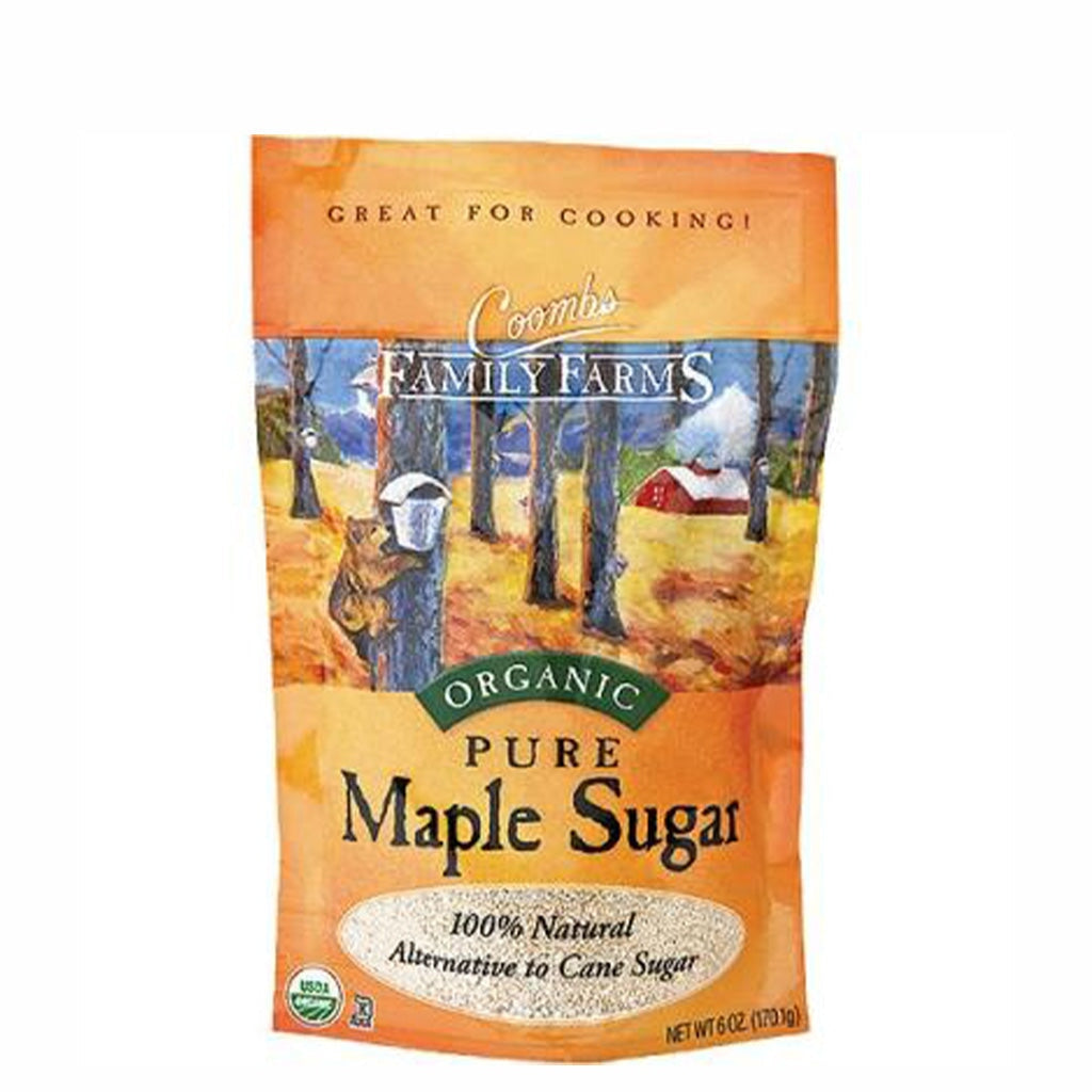 Organic Maple Sugar by Coombs Family Farms | Pure, Natural Sweetener for Baking, Coffee & Healthy Recipes | USDA Certified, Non-GMO, Vegan-Friendly