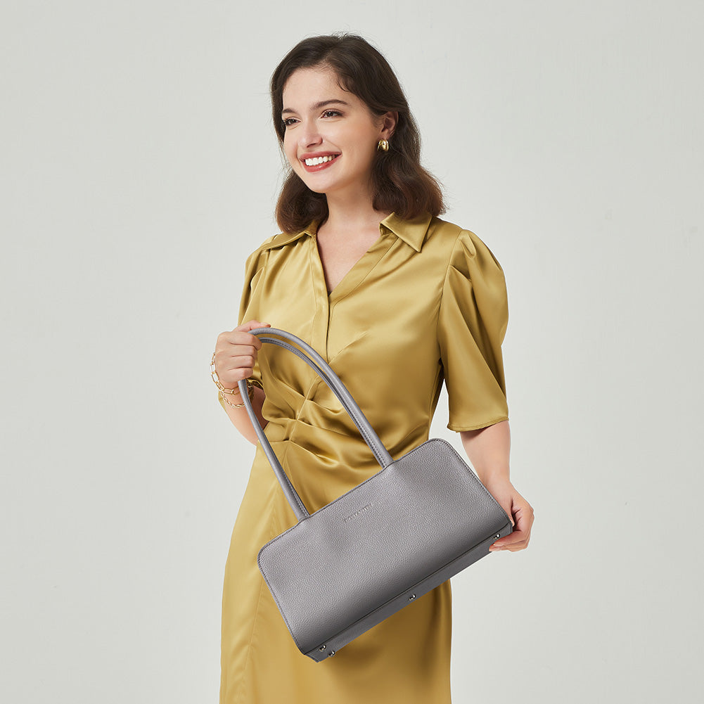 Stylish & Functional Leather Shoulder Bag for Women - Perfect for Work, Travel & Everyday Use