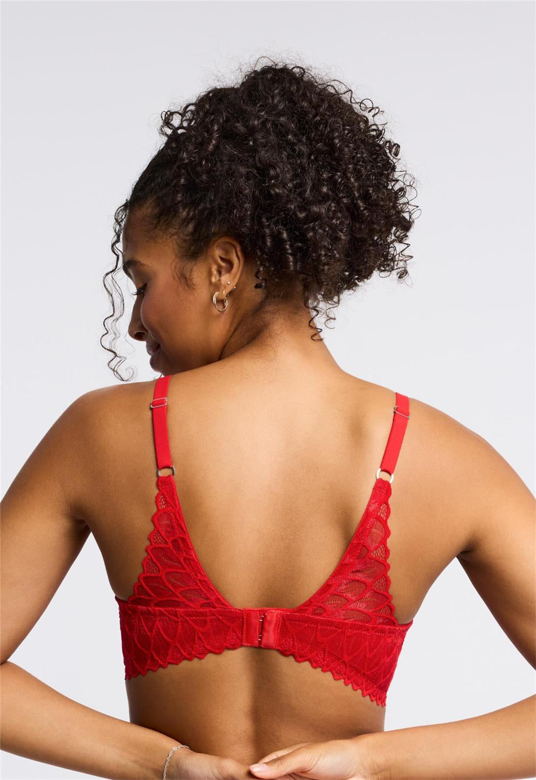 Sexy Lace Keyhole Balconette Bra - Comfortable Push Up Underwire Lingerie for Women | Perfect for Date Night, Valentine's Day & Special Occasions