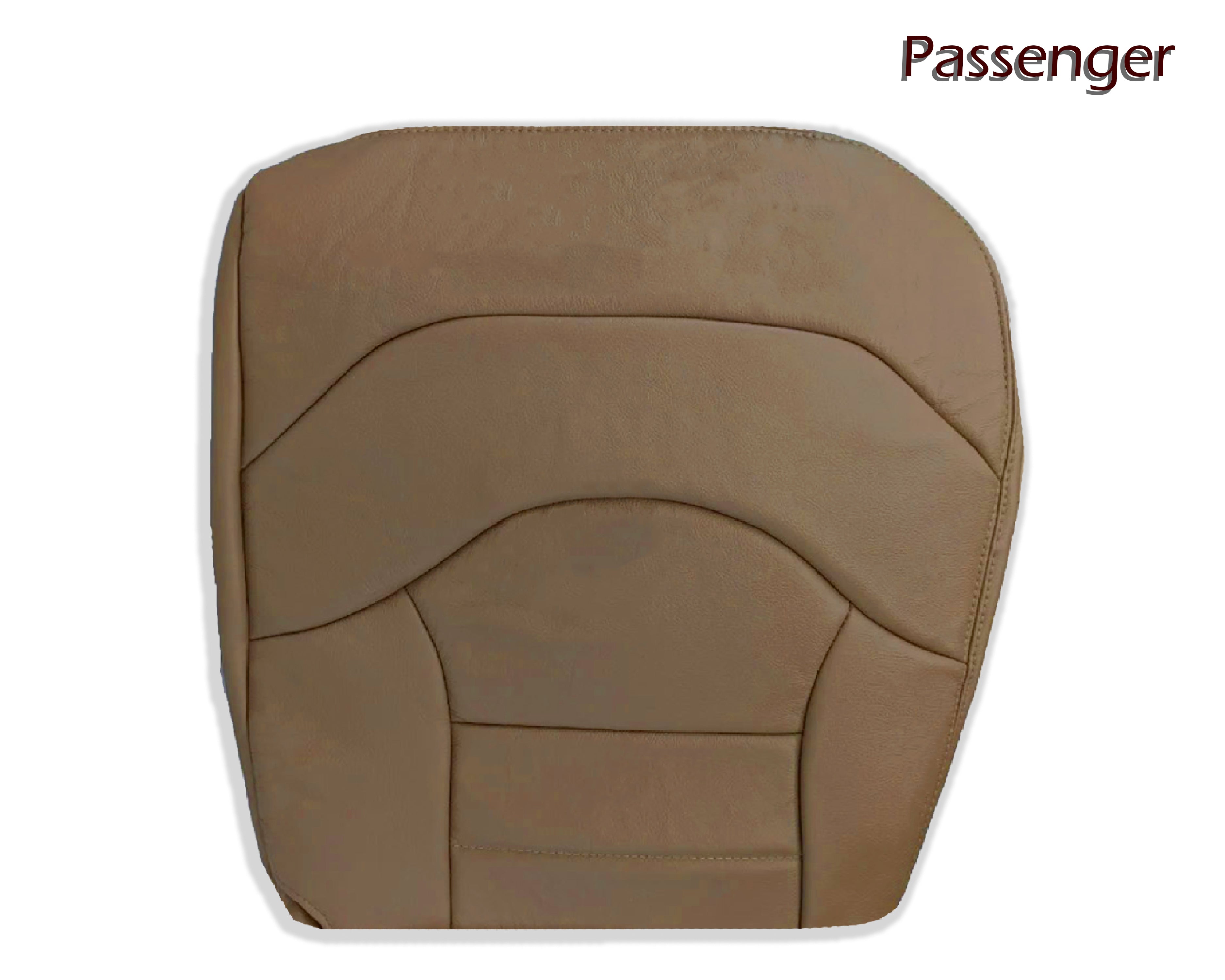 1999 Ford F350 XLT Replacement Seat Cover - Genuine Prairie Tan Leather - Heavy Duty Truck Seat Protection for Work & Off-Road Use