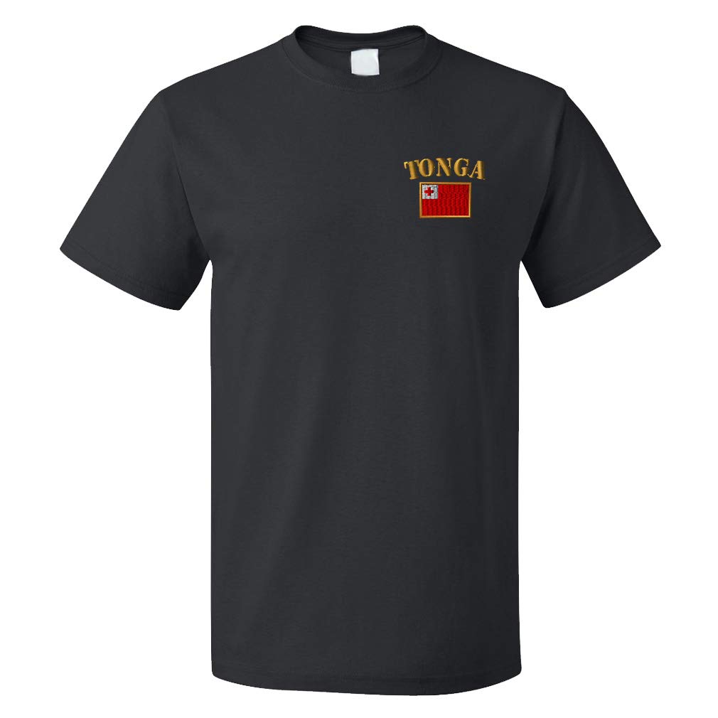 Speedy Pros Funny Graphic T-Shirts for Men - Tonga Flag Design Cotton Tee | Casual Wear, Beach Outfit & Patriotic Gift