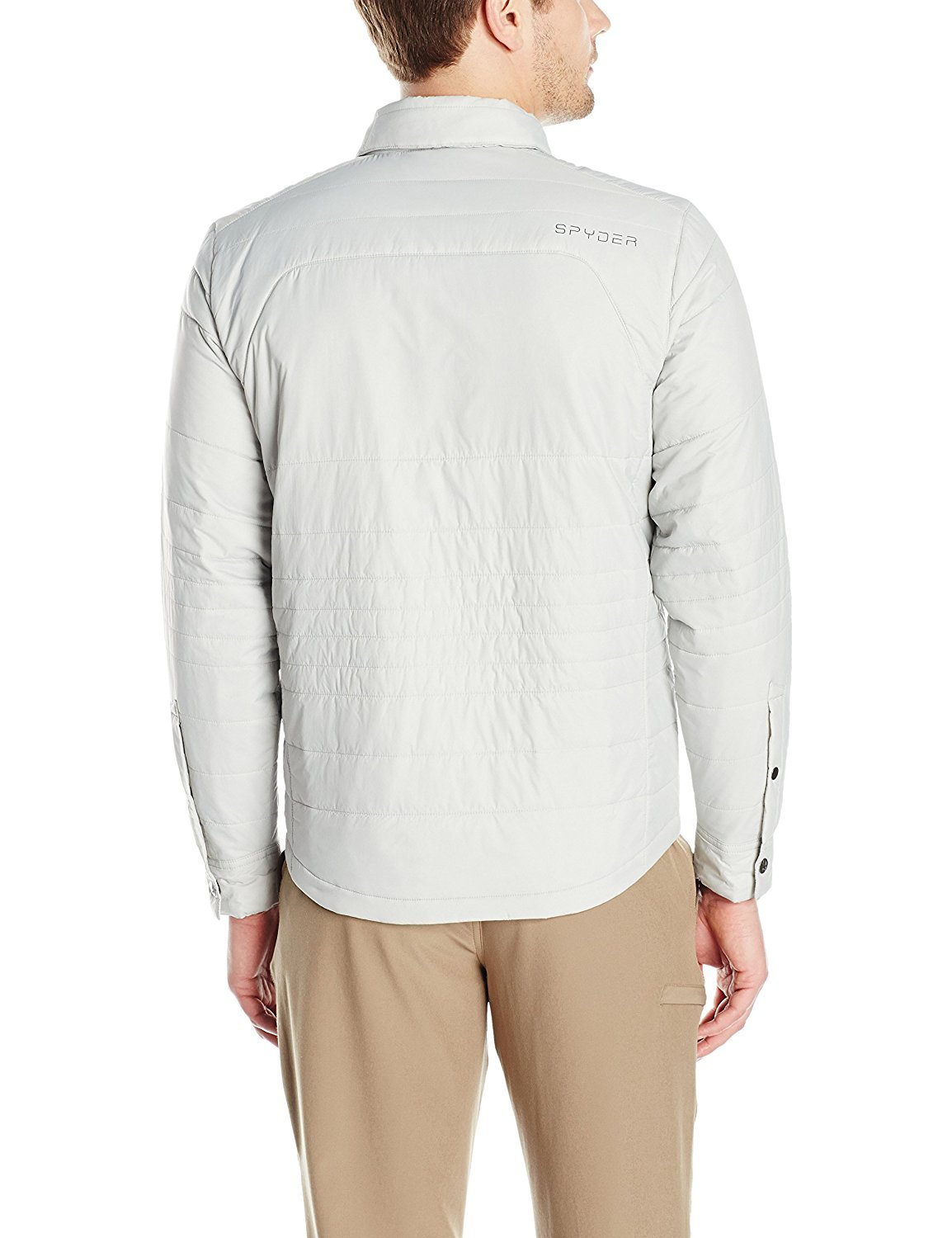 Spyder Kerb Shirt-Jack Insulator Jacket - Men's Lightweight Water-Resistant Outdoor Jacket for Hiking, Skiing & Winter Sports