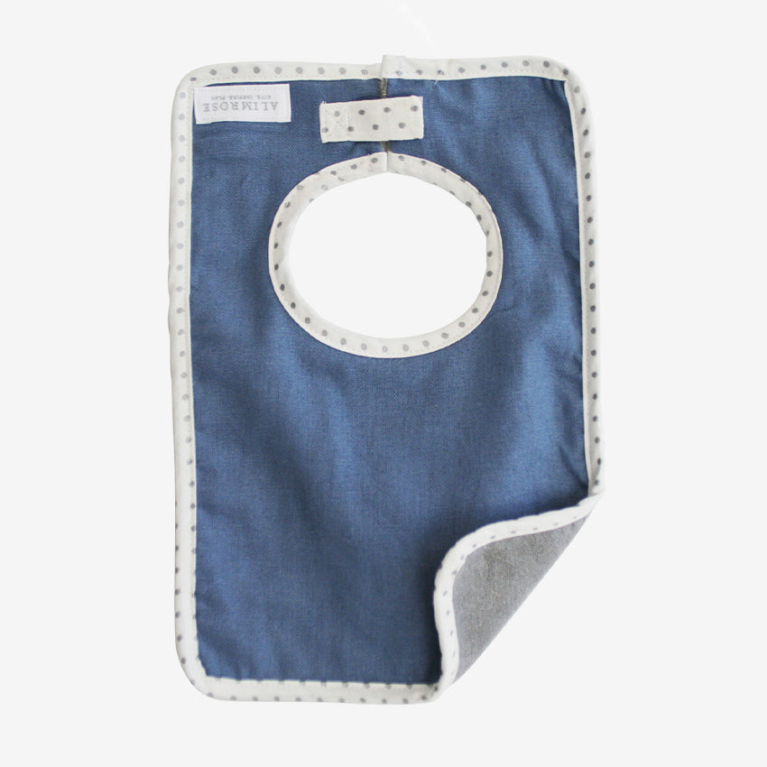 Alimrose Bobby Bib Chambray Linen Baby Bandana Drool Bibs - Soft & Absorbent for Newborns & Toddlers - Perfect for Feeding, Teething & Everyday Outfits