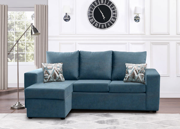 Canadian Made Reversible Chaise Sectional Sofa - 17 Color Options for Living Room, Family Room & Home Theater Comfort