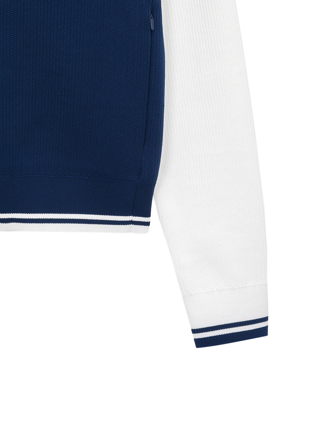 Women's Tech Knit Zip Up Cardigan Sweater - Navy Blue | Lightweight Stretchy Comfort for Work, Travel & Lounge Wear