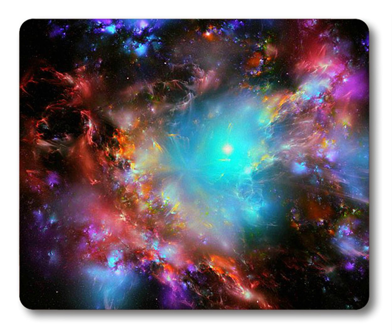 Galaxy Customized Non-Slip Rubber Gaming Mouse Pad - Smooth Tracking for PC, Laptop, Office & Gaming Setup | Smooffly Rectangle Mousepad for Work & Play