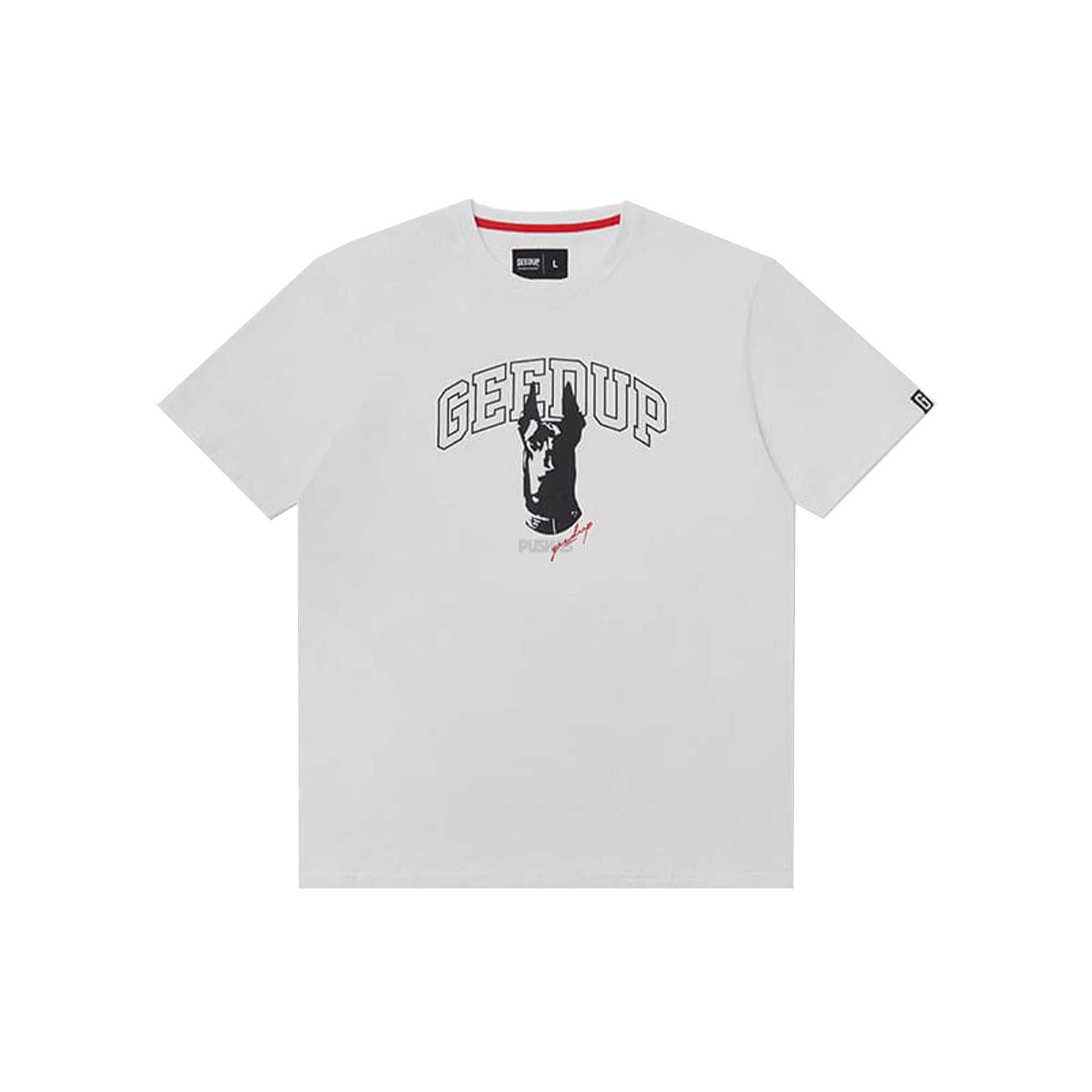 Geedup Doberman Graphic T-Shirt for Men - White Cotton Crewneck Tee (2024) - Casual Streetwear & Dog Lover Outfit