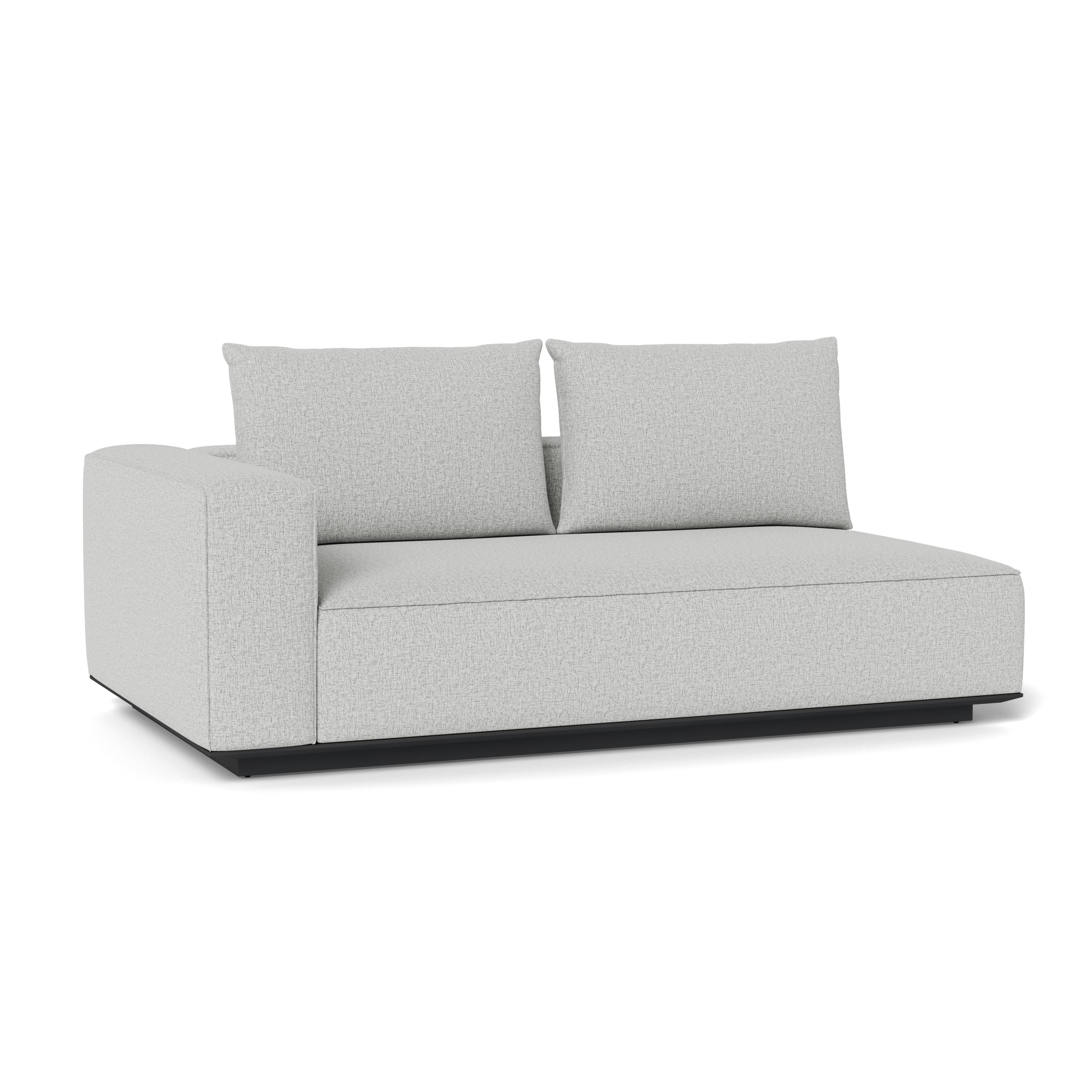 Santorini Outdoor Long Return Left Patio Cushion - Waterproof & UV Resistant for Garden, Poolside, and Deck Furniture - Perfect for Outdoor Lounging and Relaxation