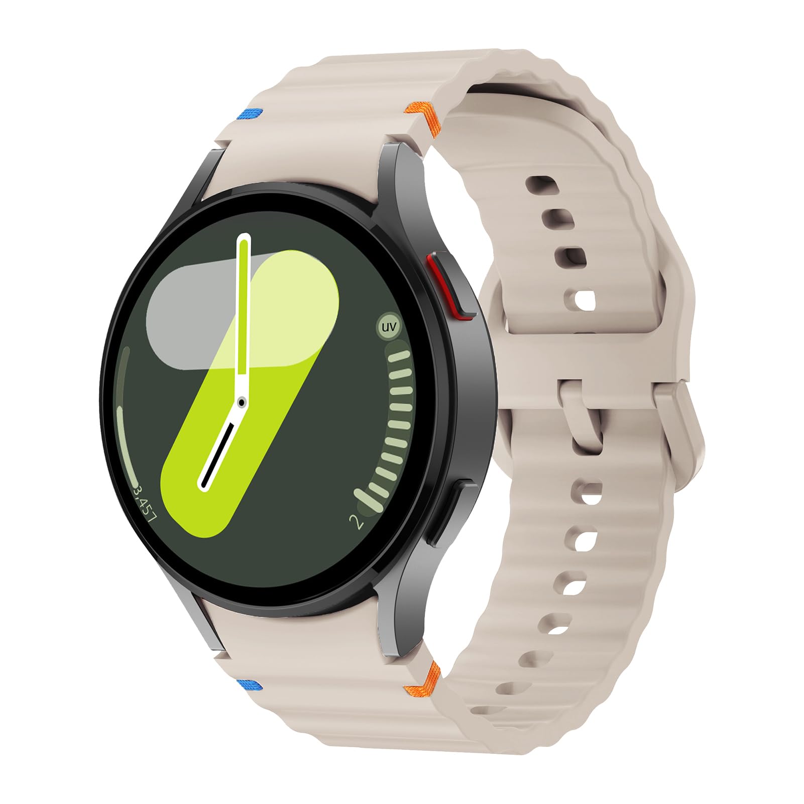 MYAPULUA Galaxy Watch 7/6/5/4 Strap 40-47mm - Sport Band for Gym & Daily Wear