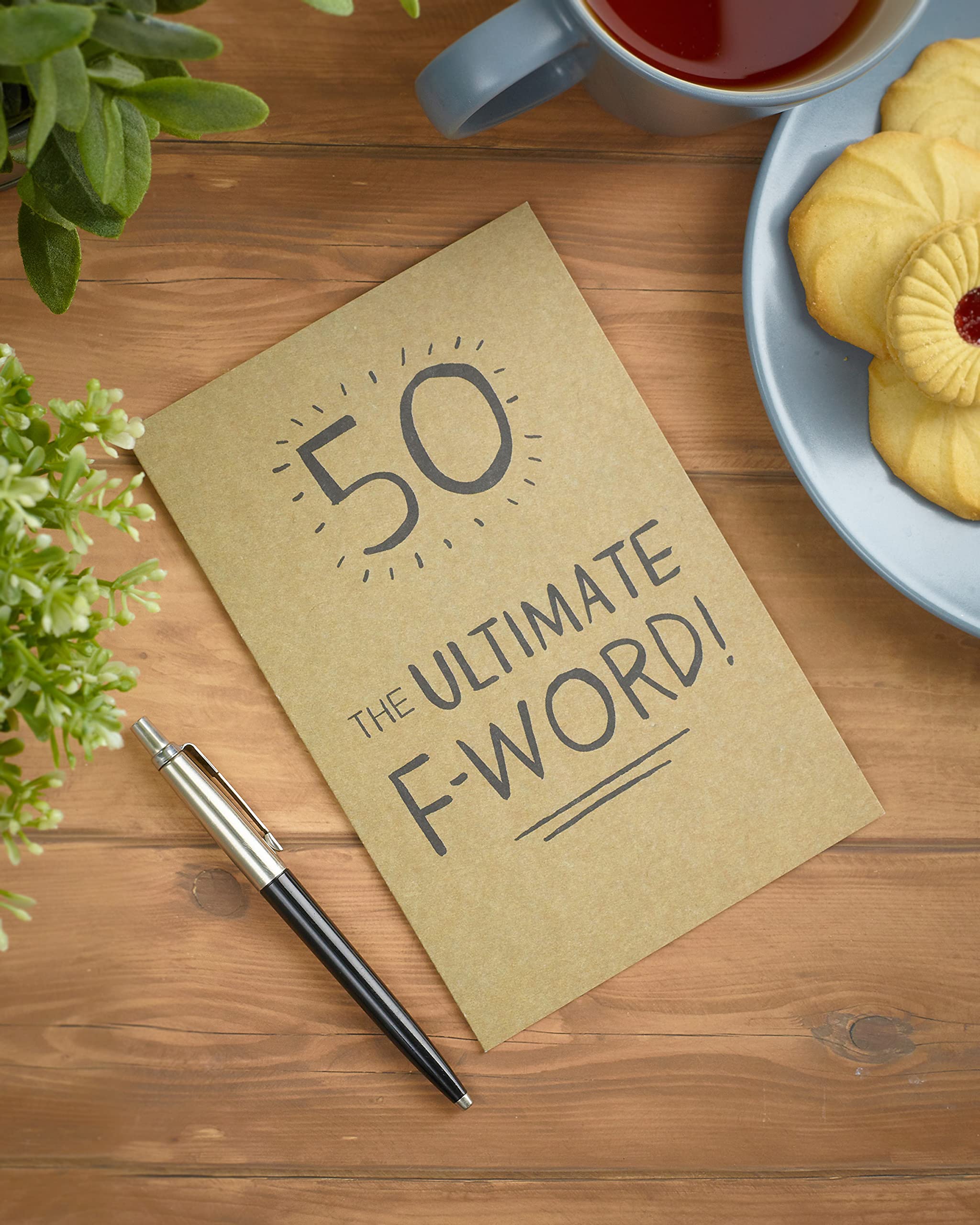 Funny 50th Birthday Card for Him & Her - Humorous Milestone Greeting Card for Friends & Family - Perfect for 50 Year Old Birthday Celebrations, Parties & Special Moments