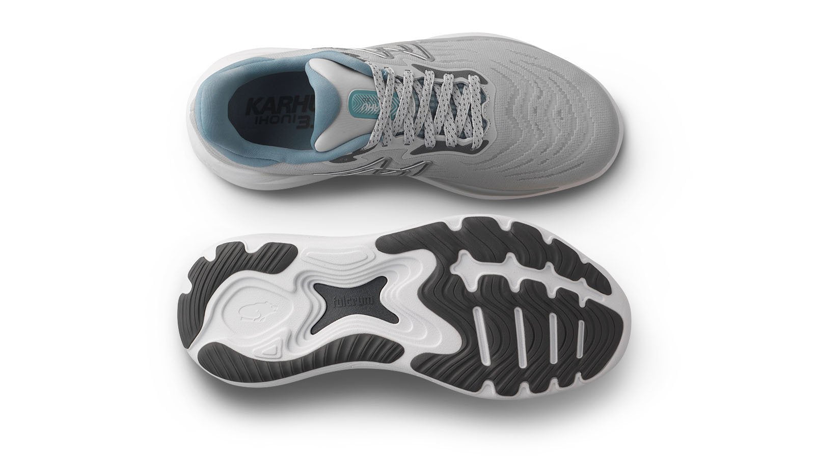 IKONI 3.0 HIVO Men's Running Shoes - Glacier Gray/Quiet Shade - Lightweight Athletic Sneakers for Jogging, Gym Workouts & Daily Wear