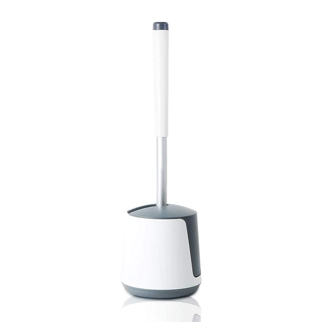 Durable Wall-Mounted Toilet Brush Holder Set with Base & Handle - Automatic Bathroom Cleaning Tool for Home, RV & Boat - Stainless Steel Toilet Brush for Easy Cleaning & Hygiene Maintenance