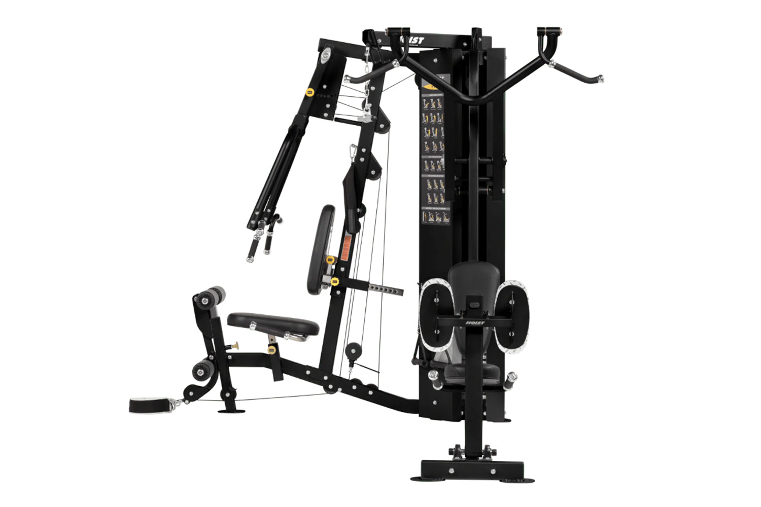 Hoist H2200 Multi-Stack Home Gym System (2 Stack) - Full Body Workout Equipment for Strength Training & Fitness at Home
