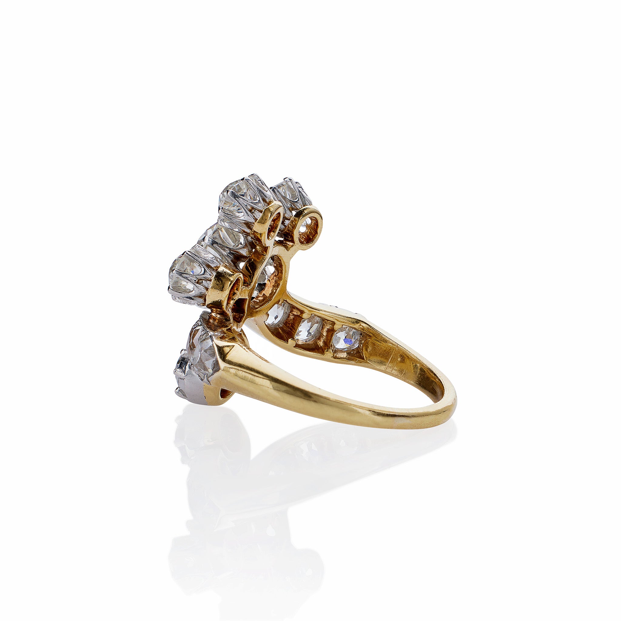 Exquisite Edwardian Diamond Ring - Vintage Elegance for Women - Perfect for Weddings, Anniversaries & Special Occasions