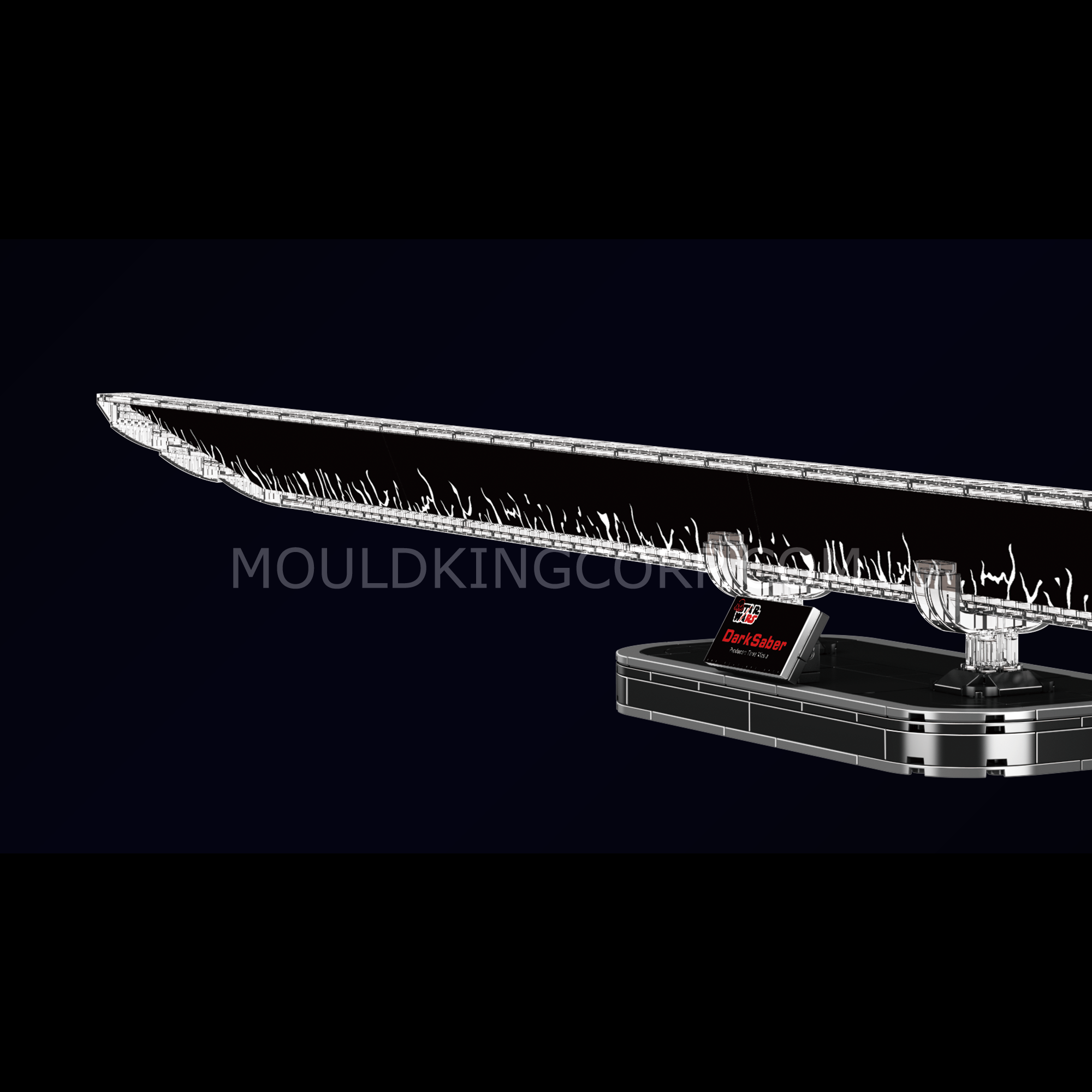 Mould King 10138 Black Saber Life-Sized Replica Building Set | 885 PCS Star Wars Model Kit for Collectors & Fans | Perfect for Home Display, Cosplay Props, and Gift Giving