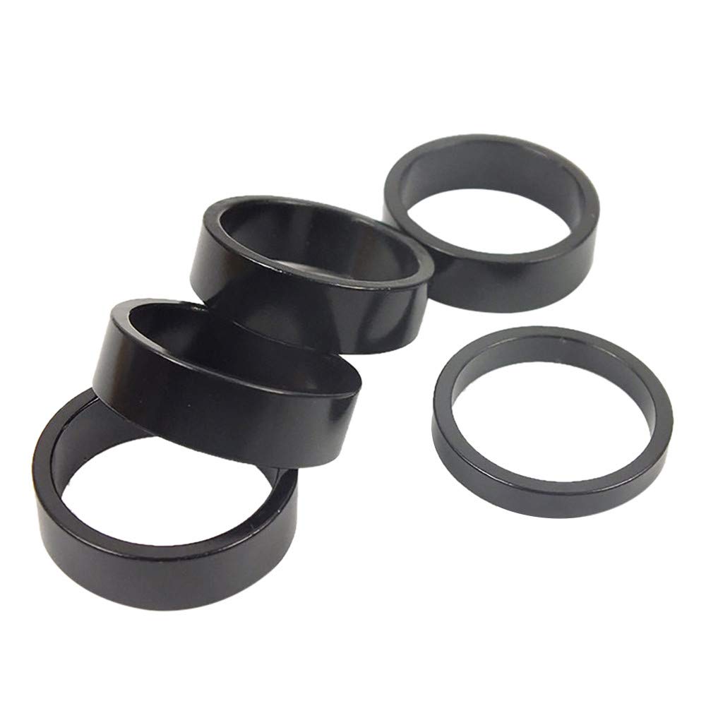 KELINFONG Aluminum Alloy Bicycle Stem Spacer Washer - Colorful Headset Spacers for Mountain & Road Bikes - Durable Bike Accessories for Cycling Enthusiasts | Perfect for Bike Maintenance, Upgrades & Customization Projects