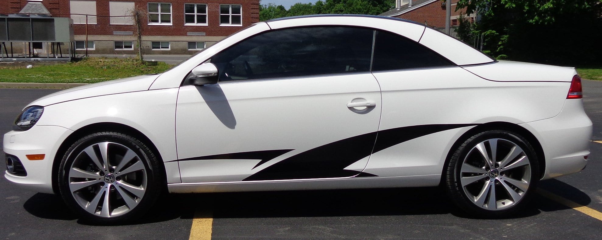 Premium Vinyl Cut Car Side Decal Stripes - #344 Design - Waterproof & Durable Automotive Stickers for Cars, Trucks & SUVs - Perfect for Customizing Your Vehicle's Exterior