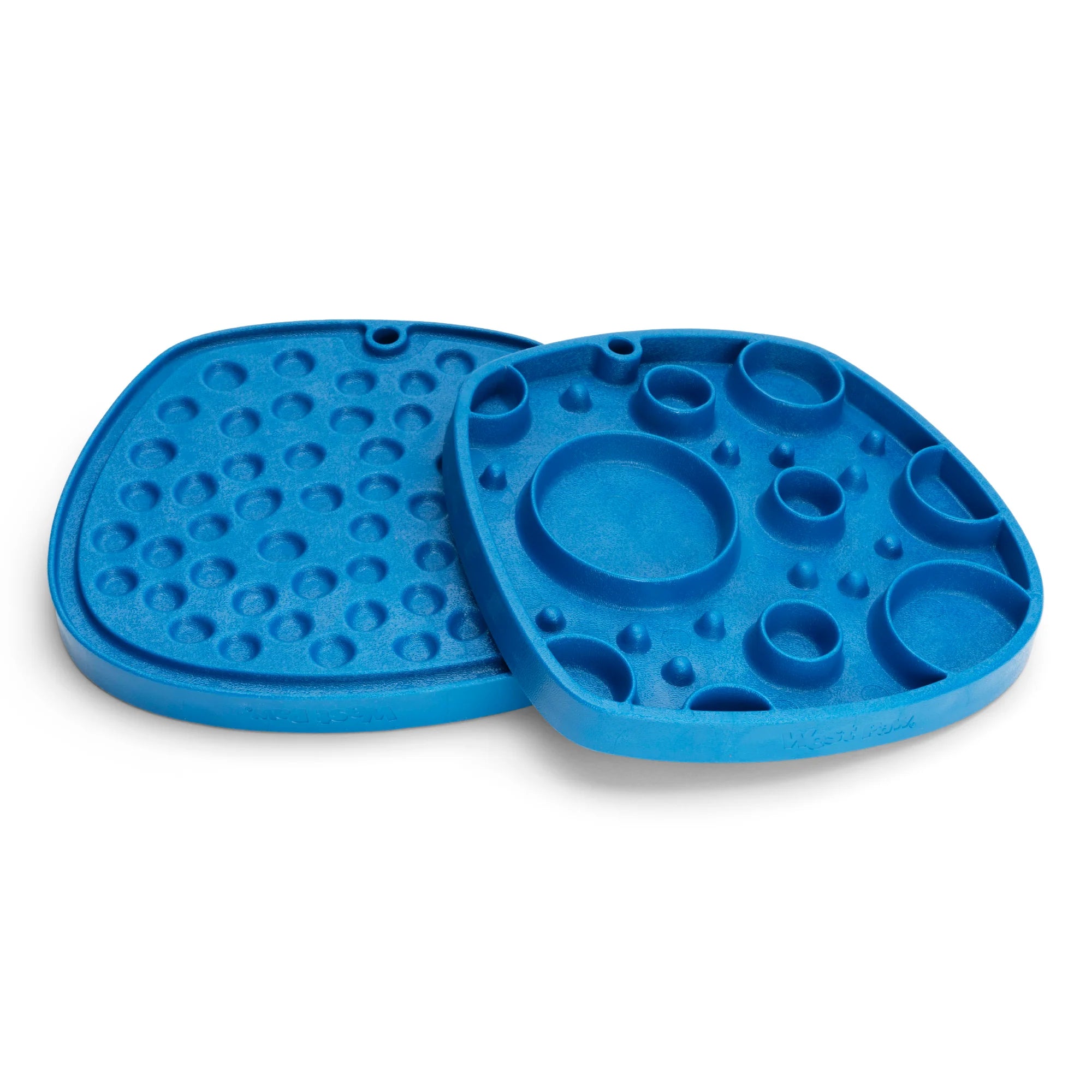 Slow Feeder Lick Mat for Dogs - Blue West Paw Licking Mat for Mealtime & Grooming | Non-Slip Dog Enrichment Toy for Anxiety Relief & Mental Stimulation | Perfect for Bath Time, Vet Visits & Training Sessions