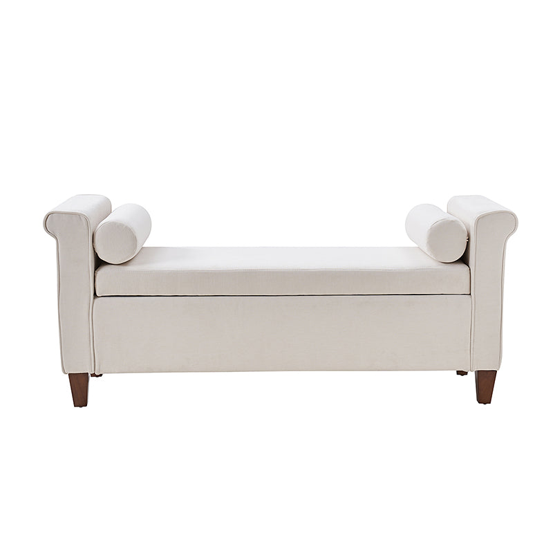 Gabino Traditional Style Storage Bench - Multipurpose Entryway, Living Room, Bedroom Seat with Storage - Perfect for Home Decor & Organization