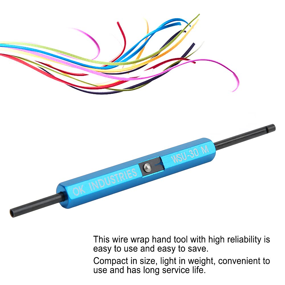 WSU-30M Compact Wire Stripper Tool for AWG 30 Single-Stranded Wires - Precision Wire Wrap Tool for Electronics, DIY Projects & Electrical Repairs
