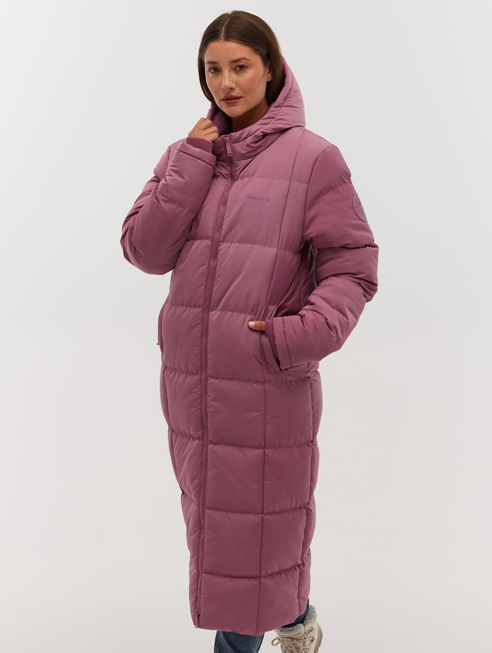 Polli Long Puffer Parka for Women - Winter Warm Hooded Down Jacket with Waterproof Shell - Perfect for Snowboarding, Skiing & Cold Weather Outdoor Activities