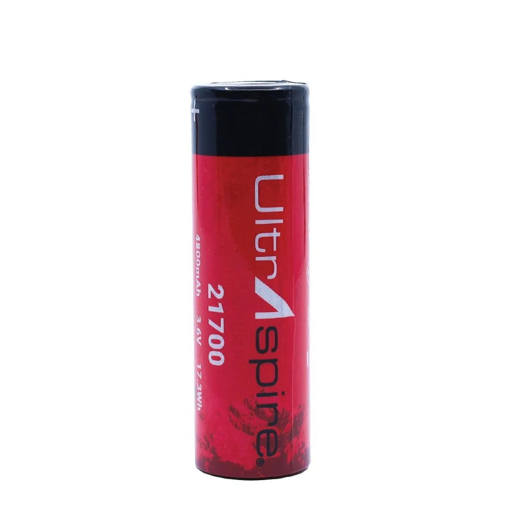 UltraSpire 21700 Rechargeable Lithium Ion Battery - 5000mAh High Capacity, Long Lasting Power for Flashlights, Vapes, and DIY Electronics Projects