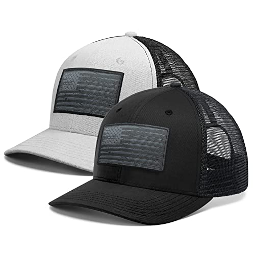 2pk Black/Grey Phantom Flag