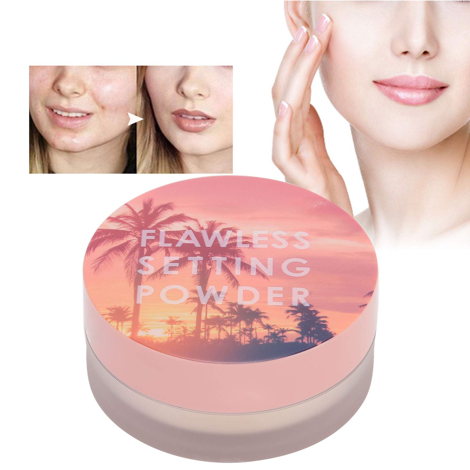 Professional Loose Finishing Powder - Oil Control & Waterproof Face Makeup Setting Powder for All Skin Types, Lightweight & Delicate Makeup Tool to Reduce Shine & Set Makeup All Day | Perfect for Daily Wear, Special Occasions & Professional Makeup Artists