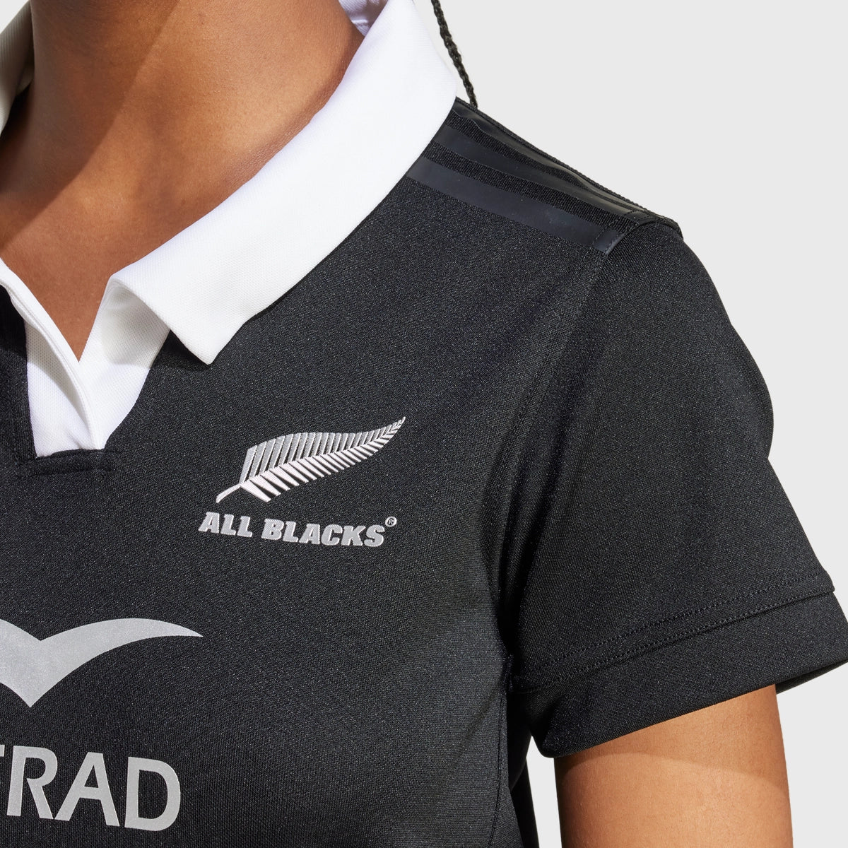 Adidas All Blacks Women's Home Replica Rugby Jersey 2024/25 - Official Licensed Jersey for Rugby Fans & Sports Enthusiasts - Perfect for Game Day, Training & Fan Support