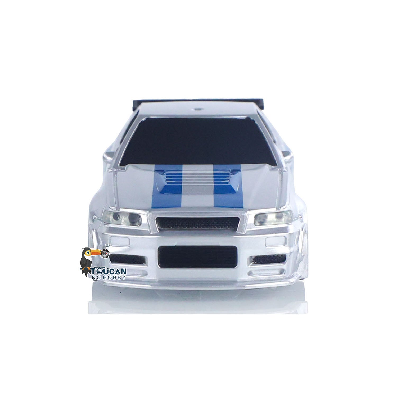 1/43 Scale R34 RC Racing Car - 4WD High Speed Drift Vehicle with 2.4G Radio Control - Ready-to-Run Mini RC Toy Car for Kids - Perfect for Indoor Racing, Drifting Practice & Birthday Gifts