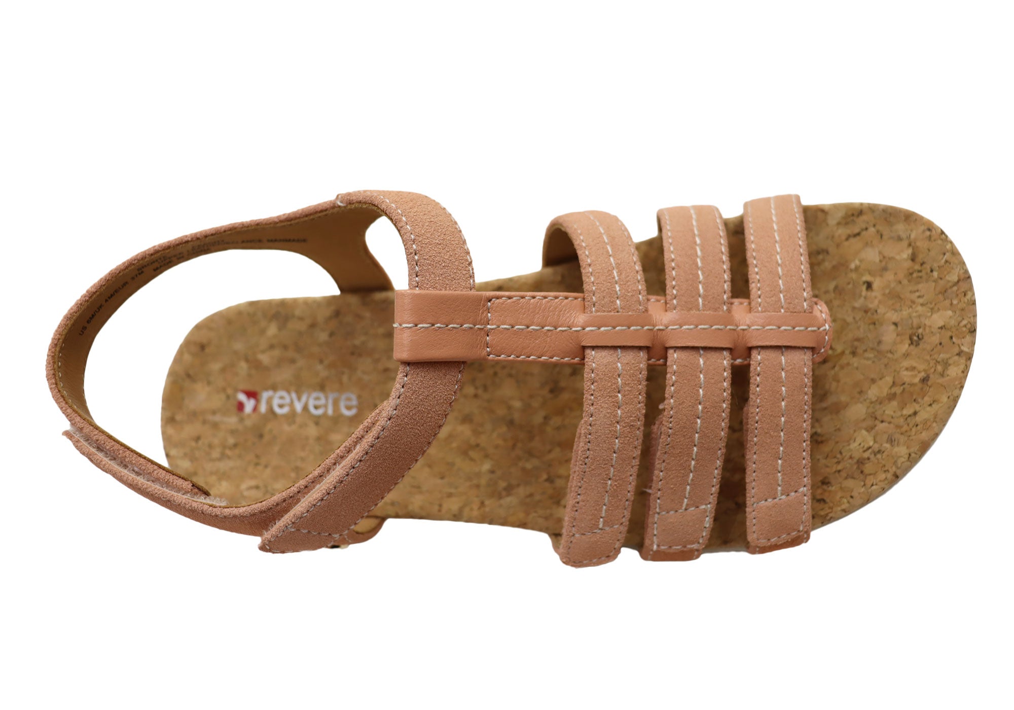 Revere Bronte Women's Comfortable Leather Sandals - Stylish & Supportive Summer Footwear for Walking, Travel & Casual Outings