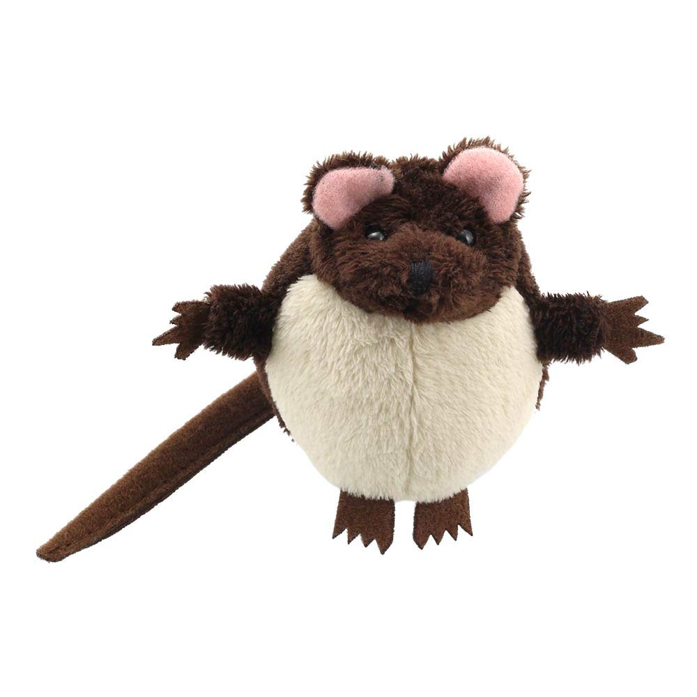 Brown Mouse Finger Puppet for Kids - Soft Plush Hand Puppet Toy for Storytelling, Role Play & Early Learning - Perfect for Classroom, Playtime & Interactive Fun