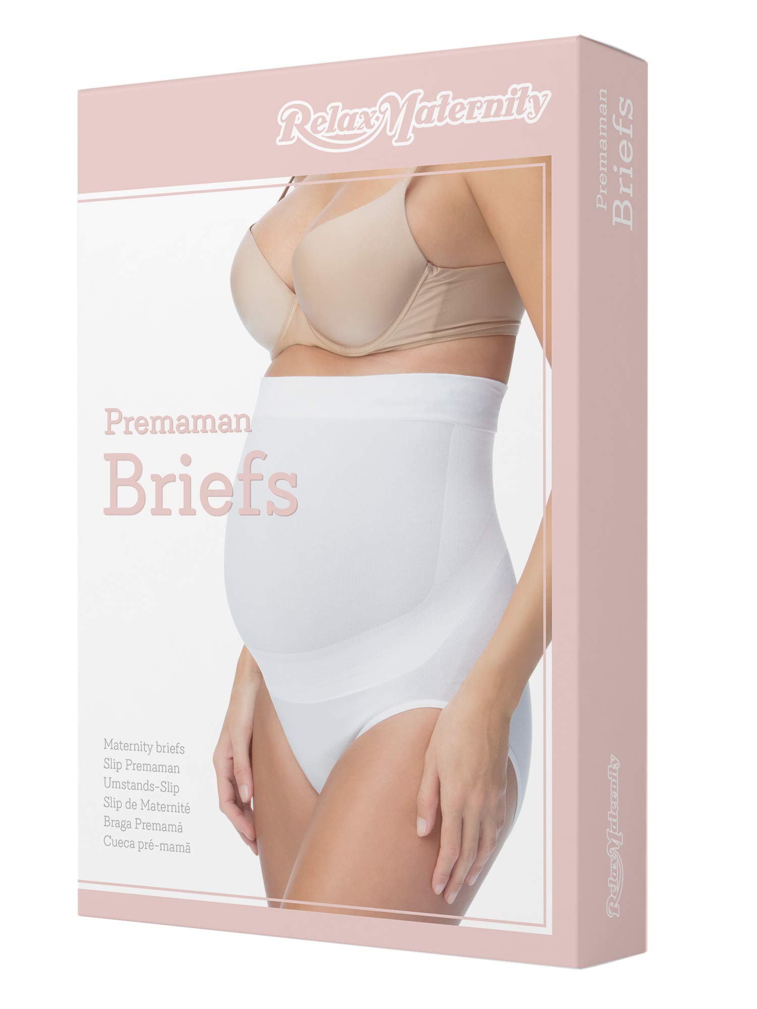 RelaxMaternity 5100 Cotton Maternity Underwear - 100% Made in Italy - Soft & Breathable Pregnancy Underwear for Comfortable Everyday Wear