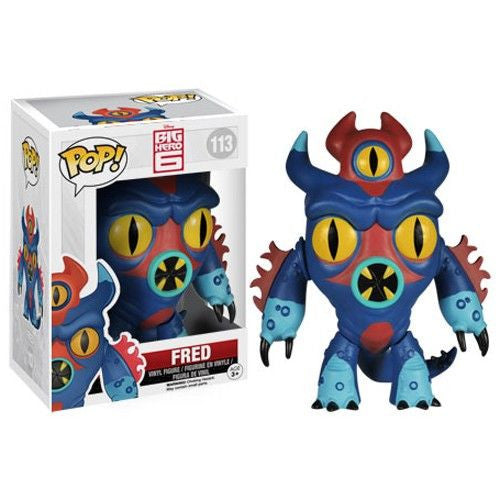 Disney Big Hero 6 Fred Pop! Vinyl Figure Collectible Toy - Perfect for Anime Fans, Gift Giving & Pop Culture Display