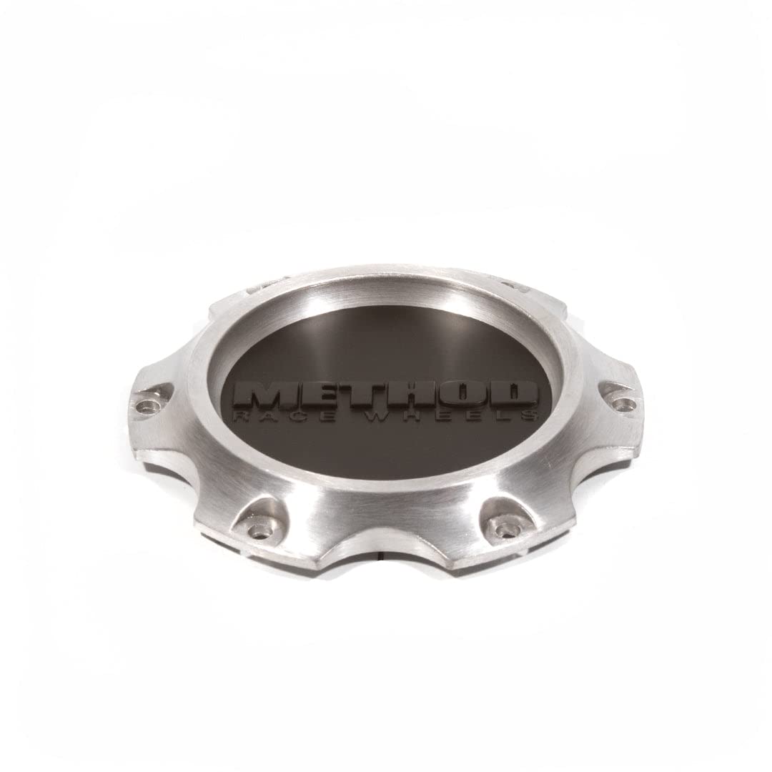 Method Race Wheels Screw-On Brushed Aluminum Center Cap - Durable Wheel Accessory for Off-Road, Truck & SUV Racing Enthusiasts
