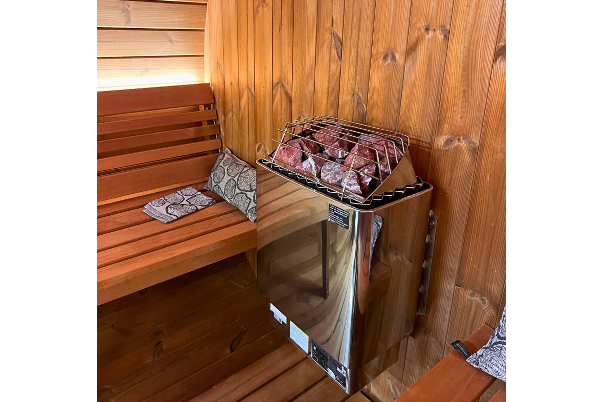 Harvia KIP Electric Sauna Heater with External Controls - Premium Home Spa & Wellness Solution for Relaxation & Detox