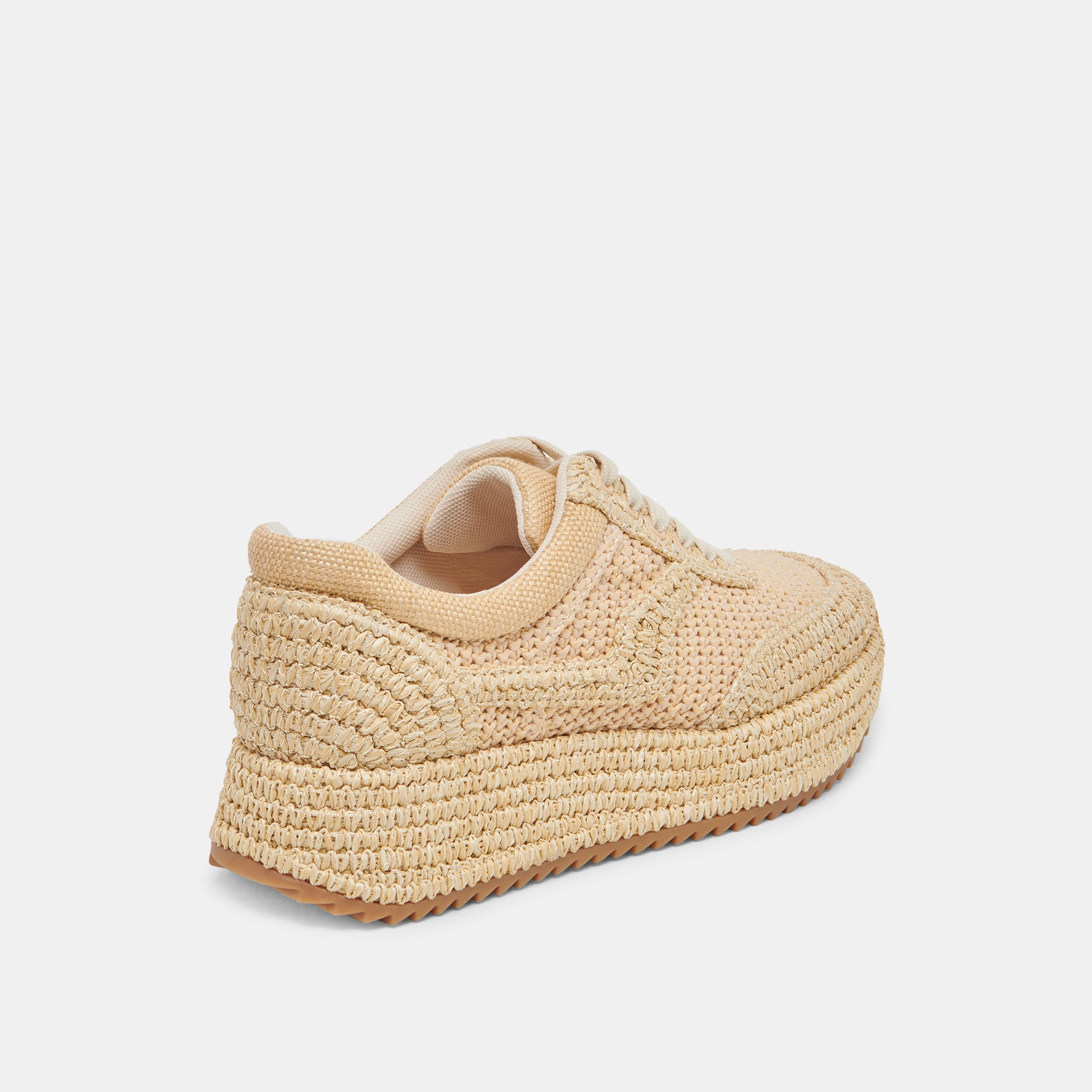 SHYLOH Women's Lightweight Natural Raffia Sneakers - Comfortable Casual Walking Shoes for Summer, Beach & Outdoor Activities