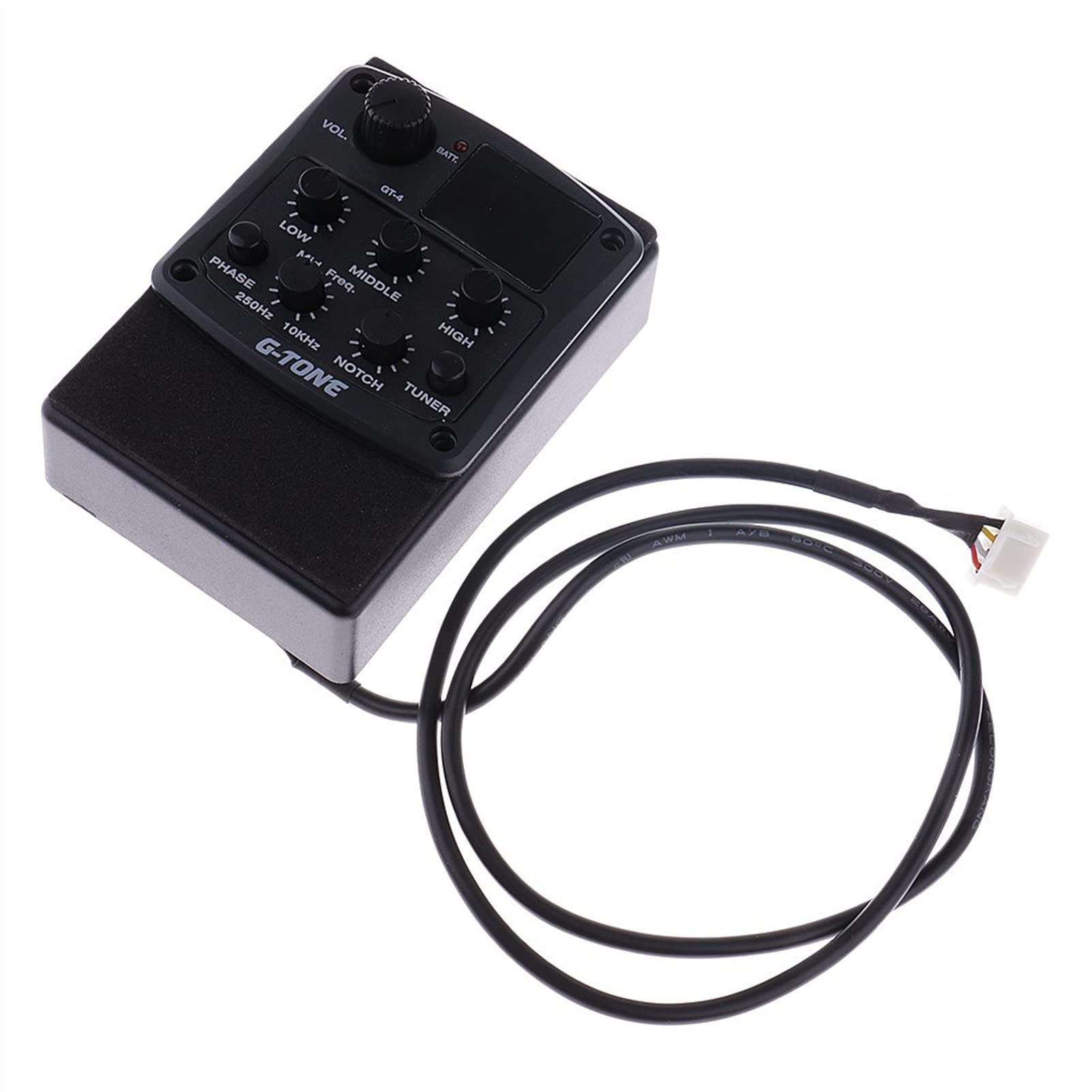 Acoustic Guitar Pickup with 3-Band EQ & Piezo Preamp System - Perfect for Live Performances & Studio Recording
