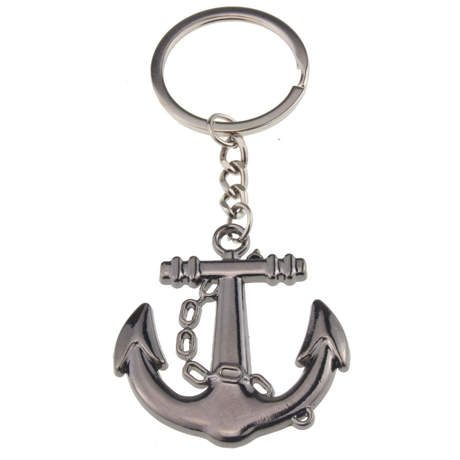 Anchor Keychain for Men & Women - Durable Zinc Alloy Car Keychain - Perfect for Keys, Backpacks & Gifts