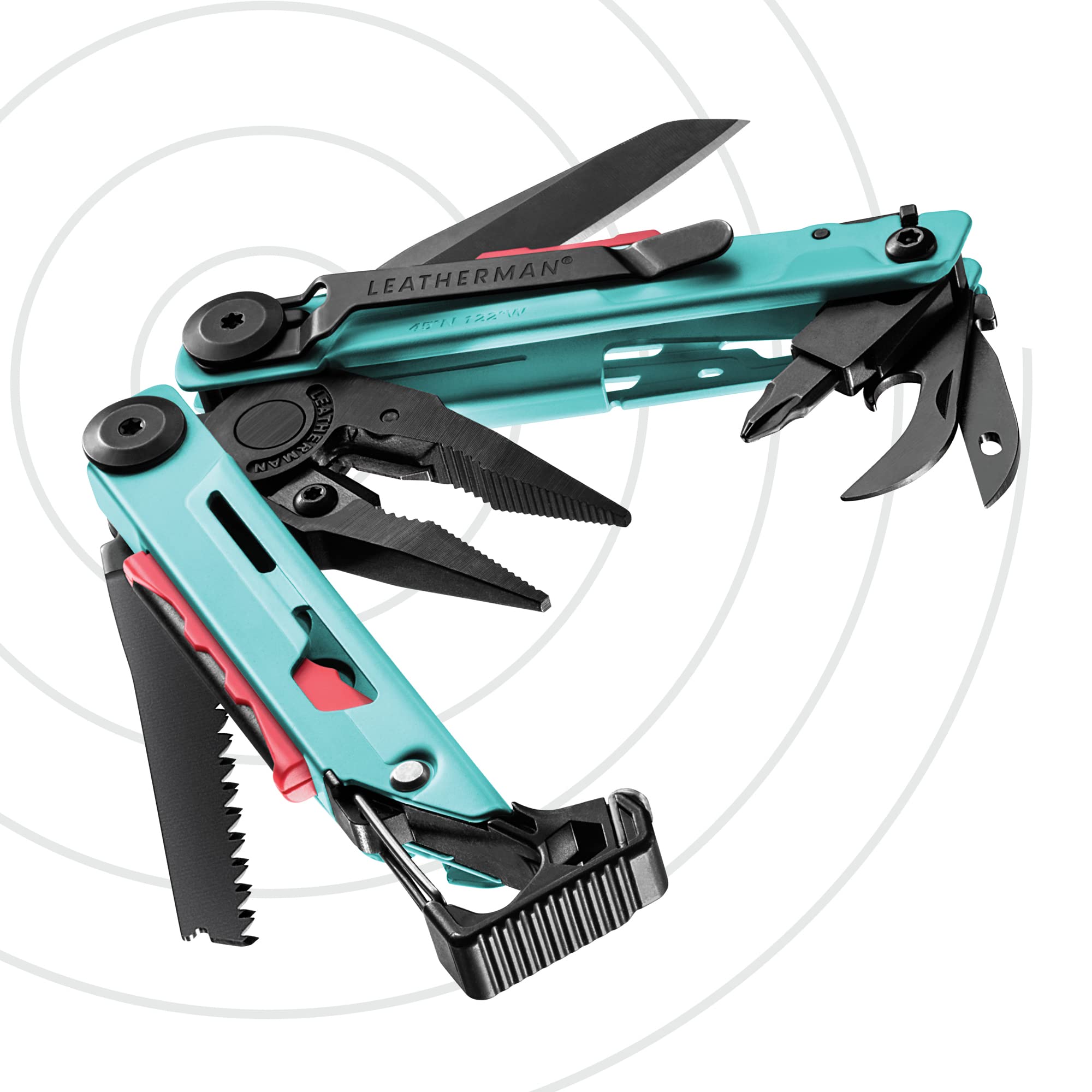LEATHERMAN Signal Camping Multitool - Fire Starter, Hammer & Emergency Whistle | USA-Made Outdoor Survival Gear | Perfect for Hiking, Camping & Emergency Preparedness