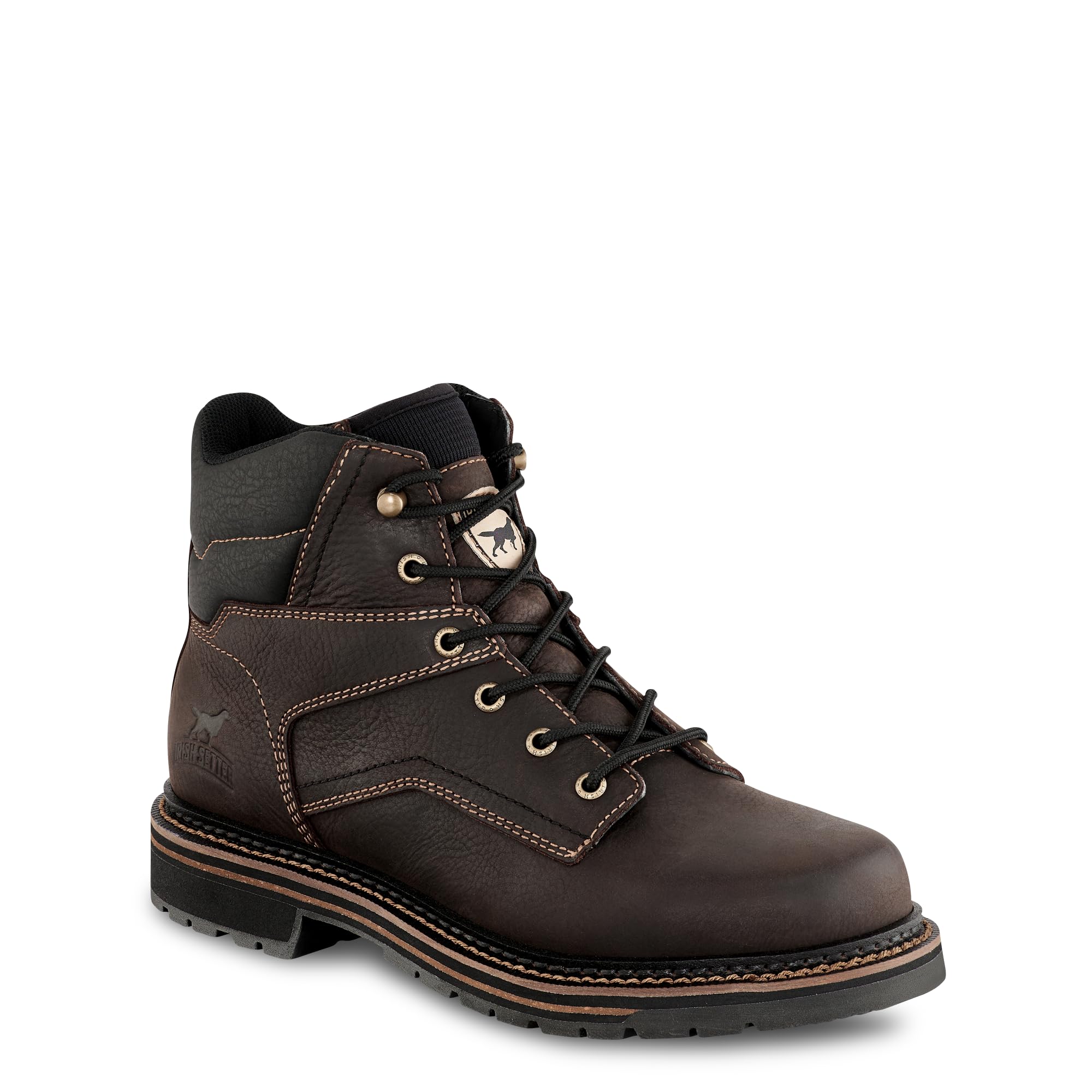 Irish Setter Men's Kittson 6-Inch Soft Toe Work Boots - Durable & Comfortable Safety Footwear for Construction, Landscaping & Outdoor Work